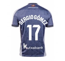 Real Sociedad Sergio Gomez #17 Koszulka Wyjazdowa 2025-26 Krótki Rękaw